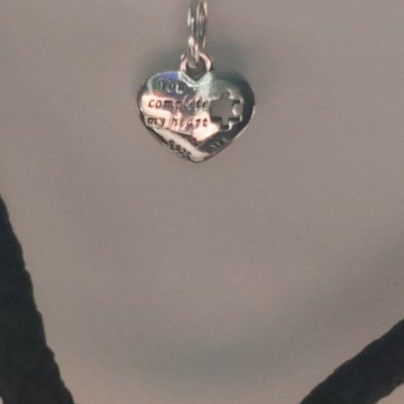 PANDORA ASIAN EXCLUSIVE* RETIRED* Complete my Heart puzzle dangle 791522EN68 - Picture 4 of 8